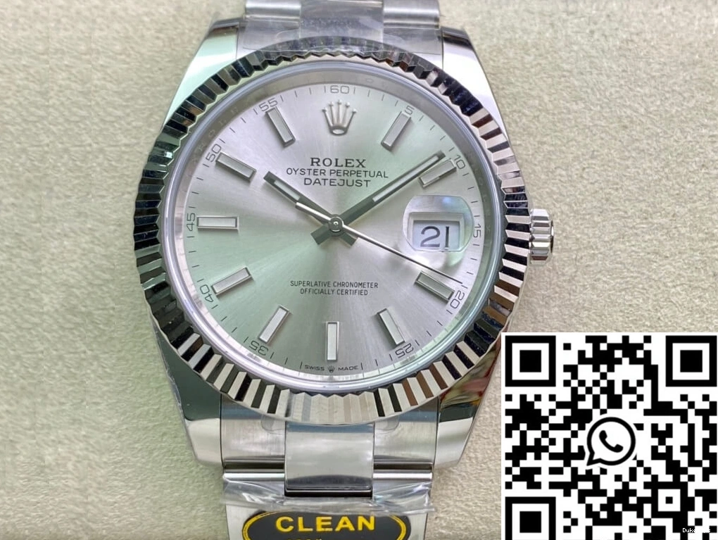 Rolex Silver M126334-0003 Dial Factory Datejust Clean 0813